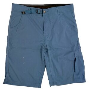 PrAna Stretch Zion shorts in blue. Mens L.